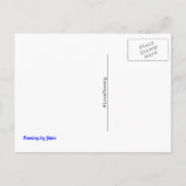 Oar inspirierend Slogan und gekreuzte Ohren tief b Postkarte (Rückseite)