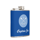 Oar inspirierend Sportpuppe personalisierte Rudere Flachmann (Rechts)