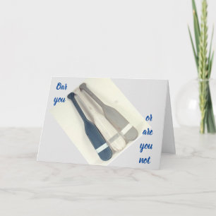 *OAR* SIE ODER *ODER SIE NICHT* HABEN EINEN GEBURT KARTE