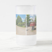 Oark Gas Station Mattiert Glass Beer Tasse (Mittel)