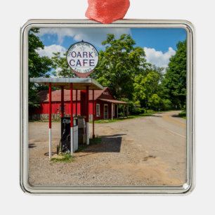 Oark Gas Station Ornament Aus Metall