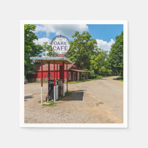 Oark Gas Station Papier Napkins Serviette