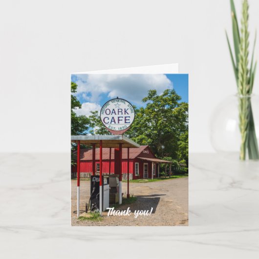 Oark Gaspumpen Danke Karte (Vorderseite)