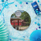 Oark-Gaspumpen Pappteller (Party)