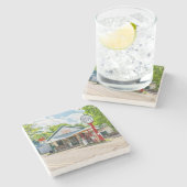Oark General Store Stone Untersetzer (Seitenansicht)