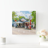 Oark General Store Wall Clock Quadratische Wanduhr (Zuhause)