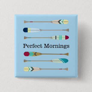 Oars im Vintagen Stil Button