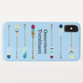 Oars im Vintagen Stil Case-Mate iPhone Hülle (Rückseite (Horizontal))