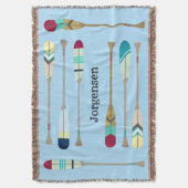 Oars im Vintagen Stil Decke (Vorderseite Vertikal)