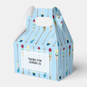 Oars im Vintagen Stil Geschenkschachtel (Rückseite)