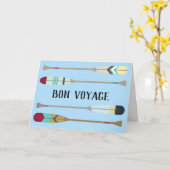 Oars im Vintagen Stil Karte (Gelbe Blume)