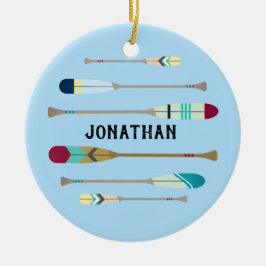 Oars im Vintagen Stil Keramik Ornament