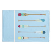 Oars im Vintagen Stil Kissenbezug (Rückseite)