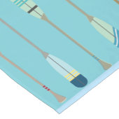 Oars im Vintagen Stil Kurzer Tischläufer (Ecke)