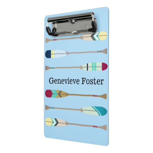 Oars im Vintagen Stil Mini Klemmbrett (Gewinkelt2)