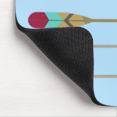 Oars im Vintagen Stil Mousepad (Ecke)