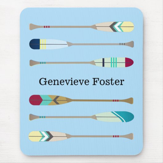 Oars im Vintagen Stil Mousepad (Vorne)