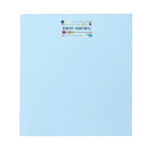 Oars im Vintagen Stil Notizblock