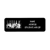 *OARS ODER CANOER* RÜCKSENDEADRESSEN-AUFKLEBER (Vorne)