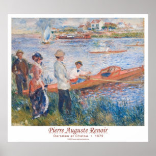 Oarsmen at Chatou ・ 1879 Poster