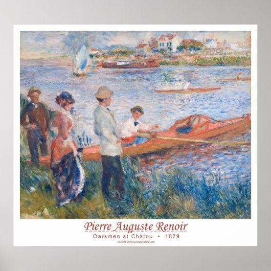 Oarsmen at Chatou ・ 1879 Poster (Vorne)