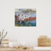 Oarsmen at Chatou - Auguste Renoir Kunstposter Poster (Küche)