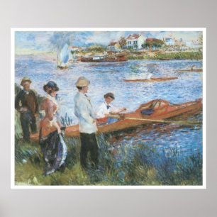 Oarsmen in Chatou, 1879 Pierre-Auguste Renoir Poster