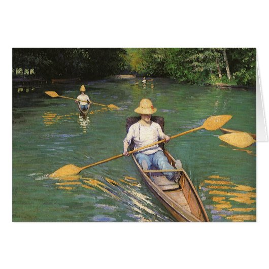 Oarsmen von Gustave Caillebotte, Vintage Kunst (Vorderseite (Horizontal))