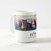 OAS Katzen auf See Merritt Wandgemälde Kaffeetasse (Vorderseite Links)