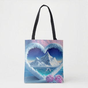 Oase der arktischen Liebe Tasche