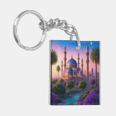 Oase der Burg Minaret Schlüsselanhänger (Vorderseite links)