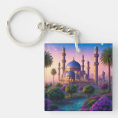 Oase der Burg Minaret Schlüsselanhänger (Vorderseite)