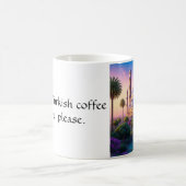 Oase der Burg Minaret - Türkisch Kaffeetasse (Mittel)