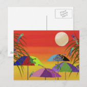 Oase der Tiere Postkarte (Vorne/Hinten)