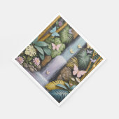 Oase der verzauberten Fälle Serviette (Ecke)