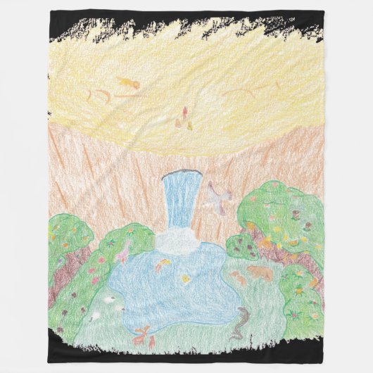 Oase Fleecedecke (Vorderseite)