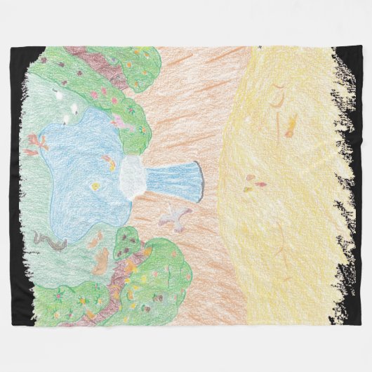 Oase Fleecedecke (Vorderseite (Horizontal))