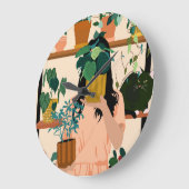 Oase Große Wanduhr (Winkel)