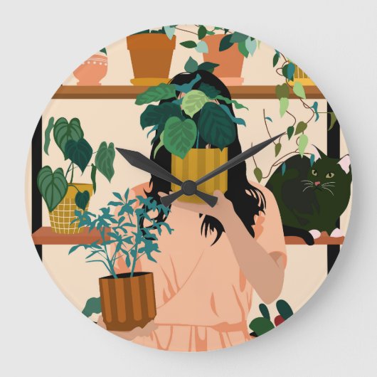 Oase Große Wanduhr (Vorderseite)