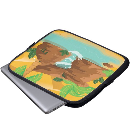 Oase Laptopschutzhülle (Vorne Knopf)