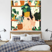 Oase Leinwanddruck (Insitu (Schlafzimmer))