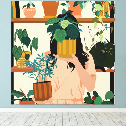 Oase Leinwanddruck (Insitu (Holzboden))