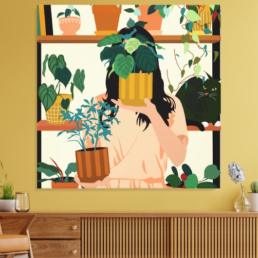 Oase Leinwanddruck (Insitu (Wohnzimmer))