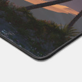 Oase (Morgendämmerung) Schreibtischunterlage (Ecke)