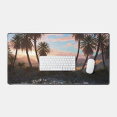 Oase (Morgendämmerung) Schreibtischunterlage (Tastatur & Maus)