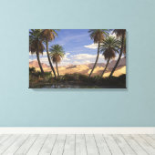 Oase (Tag) Leinwanddruck (Insitu (Holzboden))