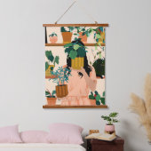 Oase Wandteppich Mit Holzrahmen (Schlafzimmer)
