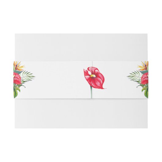Oasen der tropischen Blume Einladungsbanderole (Rückseitenbeispiel)