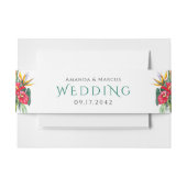 Oasen der tropischen Blume Einladungsbanderole (Vorderseite Beispiel)