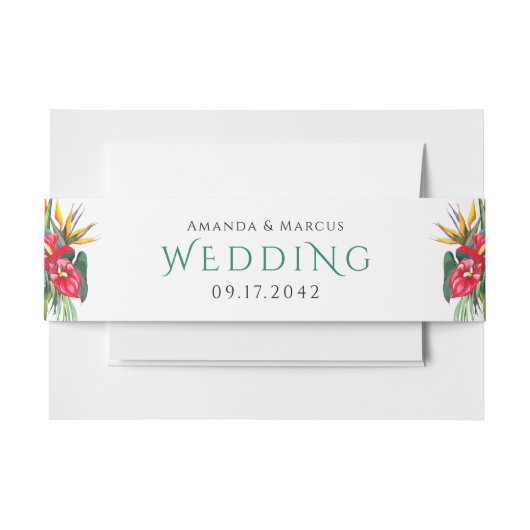 Oasen der tropischen Blume Einladungsbanderole (Vorderseite Beispiel)